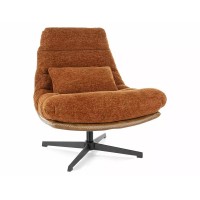 Auduma krēsls FELICIA RAVEN kanēlis